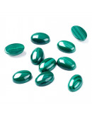 Malaquita natural. Ovalado. 12x8 milímetros. 4 milímetros grosor. Sin perforación. 1 unidad. Malaquita natural. Ovalado. 12x8 milímetros. 4 milímetros grosor. Sin perforación. 1 unidad.