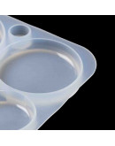 Molde de silicona. Para resina. Monedas y hexágonos. 157x153 milímetros. Sin perforación. 1 unidad. Molde de silicona. Para resina. Monedas y hexágonos. 157x153 milímetros. Sin perforación. 1 unidad.