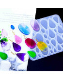 Molde de silicona. Para resina. Ovalos y gotas. 152x140 milímetros. Sin perforación. 1 unidad. Molde de silicona. Para resina. Ovalos y gotas. 152x140 milímetros. Sin perforación. 1 unidad.