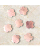 Cuarzo Rosa. Cruz (3). 12x12x6 milímetros. 1 mm perforación. 1 unidad. Cuarzo Rosa. Cruz (3). 12x12x6 milímetros. 1 mm perforación. 1 unidad.