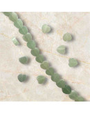 Aventurina Verde. Corazón (1). 10x4 milímetros. 1 mm perforación. 1 unidad. Aventurina Verde. Corazón (1). 10x4 milímetros. 1 mm perforación. 1 unidad.