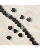 Obsidiana Negra. Corazón (1). 10x4 milímetros. 1 mm perforación. 1 unidad. Obsidiana Negra. Corazón (1). 10x4 milímetros. 1 mm perforación. 1 unidad.