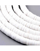 Discos. Color blanco. 6 milímetros diámetro. 1 mm grosor. 380~400 uds hilo. 10 hilos.