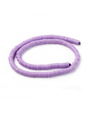 Discos. Color morado. 4 milímetros diámetro. 1 mm grosor. 380~400 uds hilo. 10 hilos.