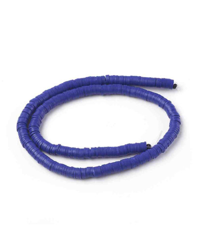 Discos. Color azul. 6 milímetros diámetro. 1 mm grosor. 380~400 uds hilo. 10 hilos.