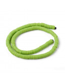 Discos. Color lima. 6 milímetros diámetro. 1 mm grosor. 380~400 uds hilo. 10 hilos.