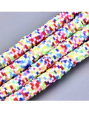 Discos. Arcoiris. 6 milímetros diámetro. 1 mm grosor. 380~400 uds hilo. 10 hilos.