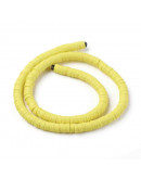 Discos. Color amarillo. 4 milímetros diámetro. 1 mm grosor. 380~400 uds hilo. 10 hilos.