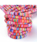 Discos. Varios colores. 6 milímetros diámetro. 1 mm grosor. 380~400 uds hilo. 10 hilos.