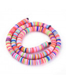 Discos. Varios colores. 6 milímetros diámetro. 1 mm grosor. 380~400 uds hilo. 10 hilos.