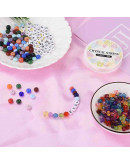 Hilo elástico. Trasparente. 0,6 mm diámetro. 15 metros carrete. 1 carrete.