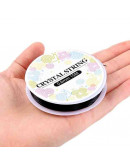 Hilo elástico. Color negro. 0,6 mm diámetro. 15 metros carrete. 1 carrete.