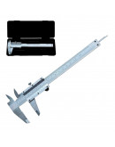 Calibre Vernier. Acero. Mide dimensiones internas y externas. Incluye estuche. 1 unidad. Calibre Vernier. Acero. Mide dimensiones internas y externas. Incluye estuche. 1 unidad.