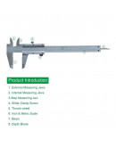 Calibre Vernier. Acero. Mide dimensiones internas y externas. Incluye estuche. 1 unidad. Calibre Vernier. Acero. Mide dimensiones internas y externas. Incluye estuche. 1 unidad.