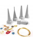 Set Mandriles. Formas Intercambiables: redondo, ovalado, cuadrado y triángulo. 3 set.