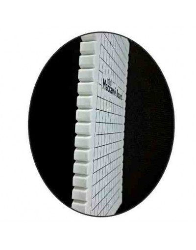 Tabla para macramé. 267x195 milímetros. 15 mm grosor. 3 unidades.