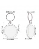 Accesorio llavero. Moneda. Acrílico+aleación de cobre. 47x42x6 milímetros. 5 unidades. Accesorio llavero. Moneda. Acrílico+aleación de cobre. 47x42x6 milímetros. 5 unidades.