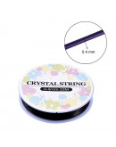 Hilo elástico. Color negro. 0,4 mm diámetro. 20 metros carrete. 1 carrete.