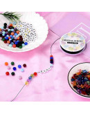 Hilo elástico. Color negro. 0,4 mm diámetro. 20 metros carrete. 1 carrete.