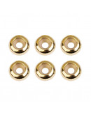 Donut de ajuste. Aleación de cobre. Baño 18K Gold. 8 mm diámetro. 3 mm perforación silicona. 4 uds. Donut de ajuste. Aleación de cobre. Baño 18K Gold. 8 mm diámetro. 3 mm perforación silicona. 4 uds.