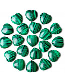 Malaquita Sintética. Corazón (2). 16x5 milímetros. 1 mm perforación. 1 unidad. Malaquita Sintética. Corazón (2). 16x5 milímetros. 1 mm perforación. 1 unidad.