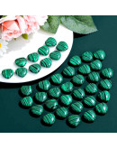 Malaquita Sintética. Corazón (2). 16x5 milímetros. 1 mm perforación. 1 unidad. Malaquita Sintética. Corazón (2). 16x5 milímetros. 1 mm perforación. 1 unidad.