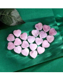 Cuarzo Rosa. Corazón (2). 16x5 milímetros. 1 mm perforación. 1 unidad. Cuarzo Rosa. Corazón (2). 16x5 milímetros. 1 mm perforación. 1 unidad.