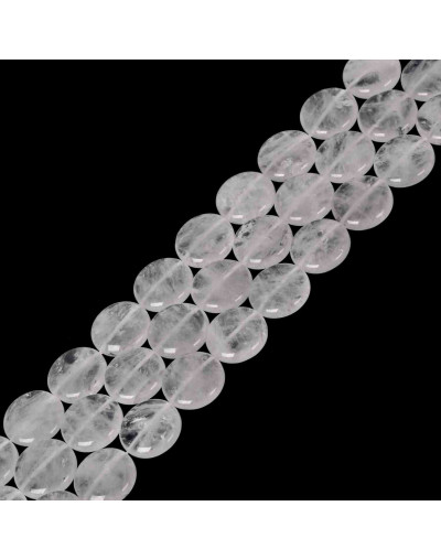 Curzo Cristal. Moneda. 16x6 milímetros. 1 mm perforación. 1 unidad.