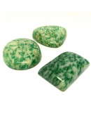 Jásper Dálmata Verde. Cabujón. Diferentes formas. Venta por gramos.