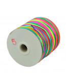 Cordón de nylon. Acabado satén. 2 milímetros grosor. Color: COLORFULL. 5 metros. Cordón de nylon. Acabado satén. 2 milímetros grosor. Color: COLORFULL. 5 metros.