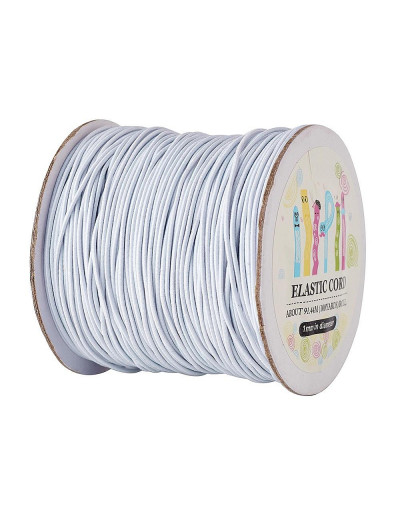 Hilo elástico. WHITE. Nylon+caucho. Alta resistencia. 1 milímetro de grosor. 5 metros. Hilo elástico. WHITE. Nylon+caucho. Alta resistencia. 1 milímetro de grosor. 5 metros.