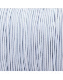 Hilo elástico. WHITE. Nylon+caucho. Alta resistencia. 1 milímetro de grosor. 5 metros.