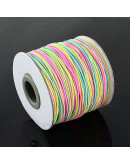 Hilo elástico. MULTI COLOR. Nylon+caucho. Alta resistencia. 1 milímetro de grosor. 5 metros.