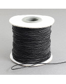 Hilo elástico. BLACK. Nylon+caucho. Alta resistencia. 1 milímetro de grosor. 5 metros,