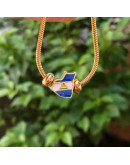 Cadena pulsera regulable. Aleación cobre. Baño 18KGold. 240 mm longitud. Incluye donas ajuste. 1 ud.