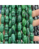 Malaquita Sintética. Barril. Perforación vertical. 20x10 milímetros. 1 mm perforación. 1 unidad. Malaquita Sintética. Barril. Perforación vertical. 20x10 milímetros. 1 mm perforación. 1 unidad.