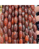 Jásper Rojo. Barril. Perforación vertical. 20x10 milímetros. 1 mm perforación. 1 unidad. Jásper Rojo. Barril. Perforación vertical. 20x10 milímetros. 1 mm perforación. 1 unidad.