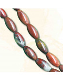 Jásper Rojo. Barril. Perforación vertical. 20x10 milímetros. 1 mm perforación. 1 unidad. Jásper Rojo. Barril. Perforación vertical. 20x10 milímetros. 1 mm perforación. 1 unidad.