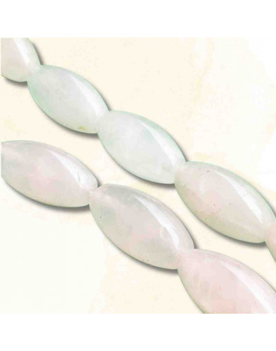 Cuarzo Rosa. Barril. Perforación vertical. 20x10 milímetros. 1 mm perforación. 1 unidad.