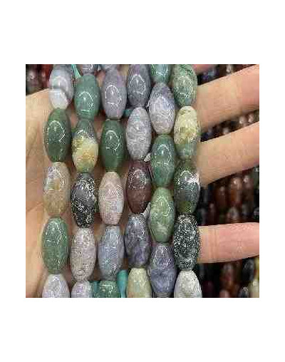 Agata. Perforación vertical. 20x10 milímetros. 1 mm perforación. 1 unidad.