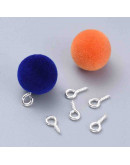 Armellas. Aleación de cobre. Color platedo. 10x4 milímetros. 2 mm agujero. 200 unidades. Armellas. Aleación de cobre. Color platedo. 10x4 milímetros. 2 mm agujero. 200 unidades.