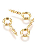 Armellas. Acero inoxidable. Color dorado. 10x4 milímetros. 2 mm agujero. 20 unidades. Armellas. Acero inoxidable. Color dorado. 10x4 milímetros. 2 mm agujero. 20 unidades.