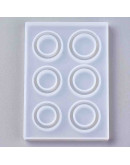 Moldes de silicona. Para resina. Anillos. 83x59x8 mm. 18 y 19 mm diámetro interior. 1 unidad. Moldes de silicona. Para resina. Anillos. 83x59x8 mm. 18 y 19 mm diámetro interior. 1 unidad.