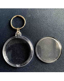 Accesorio llavero. Moneda. Acrílico+aleación de cobre dorado. 47 milímetros. 5 unidades. Accesorio llavero. Moneda. Acrílico+aleación de cobre dorado. 47 milímetros. 5 unidades.