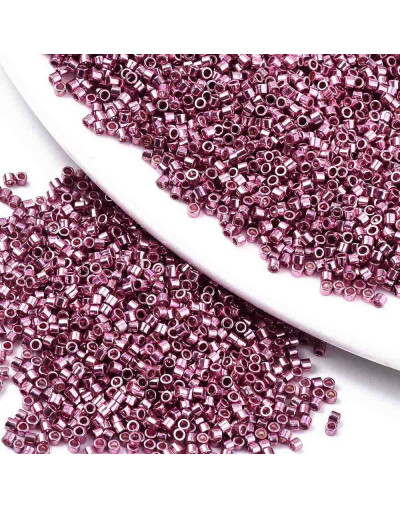 FGB Delica. Color: FLAMINGO. 1,5x1 mm. 0,5 mm perforación. 10 gr (2000 uds aprox).