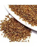 FGB Delica. Color: DARK GOLDENROD. 1,5x1 mm. 0,5 mm perforación. 10 gr (2000 uds aprox).