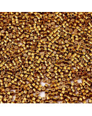 FGB Delica. Color: DARK GOLDENROD. 1,5x1 mm. 0,5 mm perforación. 10 gr (2000 uds aprox).