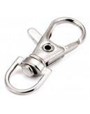 Accesorio para llaveros. Aleación de cobre. Color platino. 37x14x7 milímetros. 4 unidades. Accesorio para llaveros. Aleación de cobre. Color platino. 37x14x7 milímetros. 4 unidades.