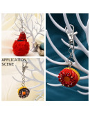 Accesorio para llaveros. Aleación de cobre. Color platino. 37x14x7 milímetros. 4 unidades. Accesorio para llaveros. Aleación de cobre. Color platino. 37x14x7 milímetros. 4 unidades.