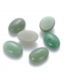Aventurina Verde. Ovalado. 25x18x5~7 mm. Sin perforación. 1 unidad. Aventurina Verde. Ovalado. 25x18x5~7 mm. Sin perforación. 1 unidad.